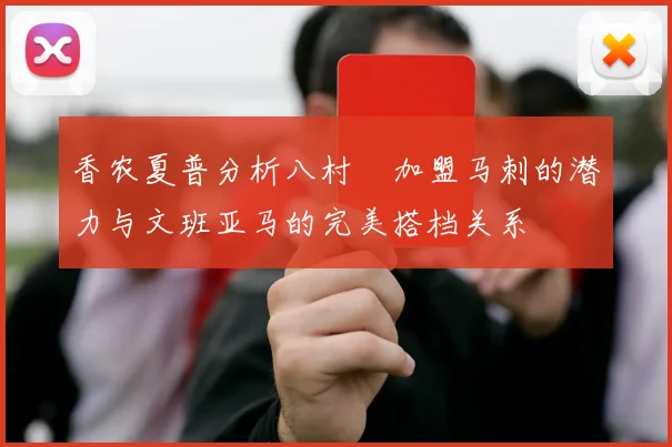 香农夏普分析八村塁加盟马刺的潜力与文班亚马的完美搭档关系